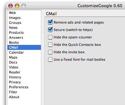 CustomizeGoogle