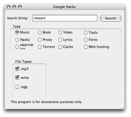 Google Hacks