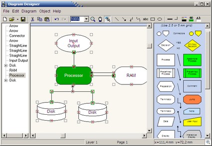 Diagram Designer -- простой построитель диаграмм как быстро построить диаграмму, программа для построения диаграмм, lifehacker.ru, советы