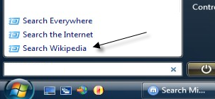 Add Wikipedia, Google to Vista start menu instant search  [ Online ...