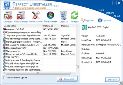 PerfectUninstaller
