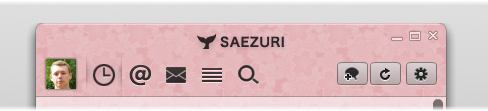 Saezuri - кнопки не мельтешат перед глазами
