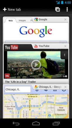 Chrome для Android 4.0 уже доступен в Android Market