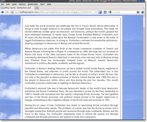 как просматривать страницы в удобном для чтения виде