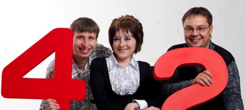 Ведущие подкаста 42: Настя, Максим и Леонид Лайфхакер, ведущие подкаста 42: Настя, Максим и Леонид