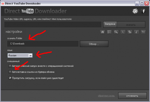 Direct YouTube Downloader: пакетная загрузка и конвертация HD видео