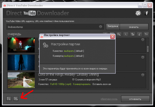 Direct YouTube Downloader: пакетная загрузка и конвертация HD видео