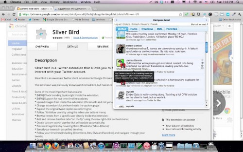 twitter, Silver bird, тренды, поиск по спискам