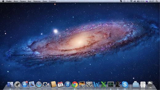 Рабочий стол на Macbook Air