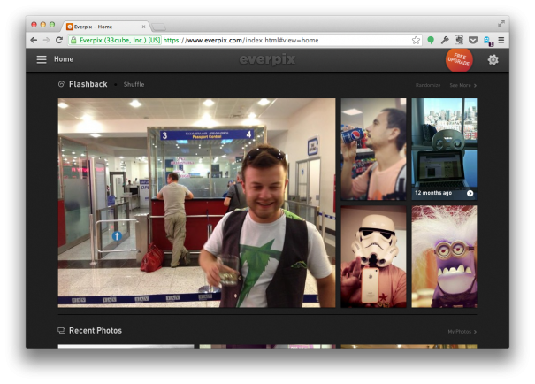 Удобный фотобраузер Everpix