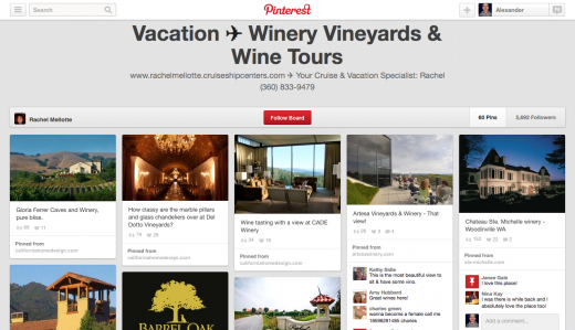 9 Pinterest-блогов о виноделии и вине