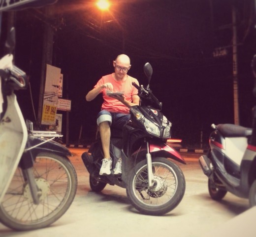 Перекус на байке