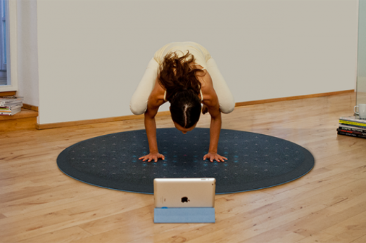 Коврик для безопасных занятий йогой