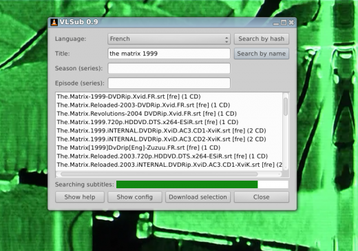 VLC  субтитры