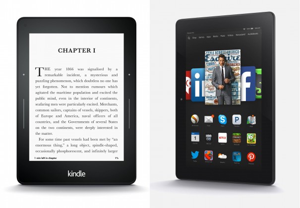 3 новых планшета и 2 электронные книги от компании Amazon