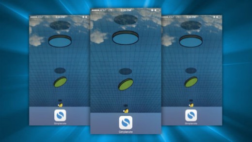 Пустой первый экран iPhone