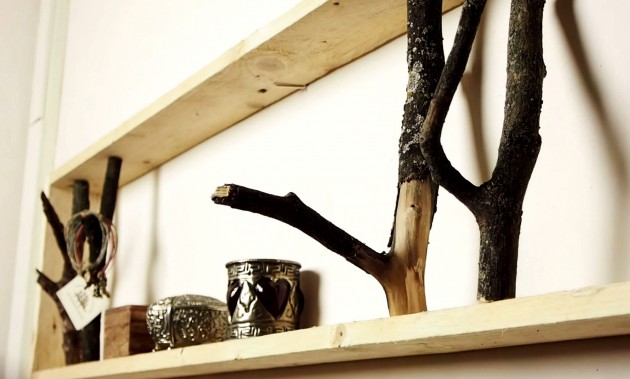 дизайнерская полочка