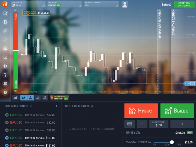 График на iPad