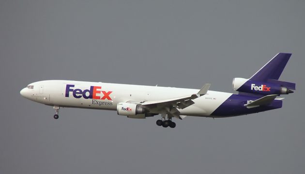 Грузовой McDonnell Douglas MD-11F, используемый FedEx