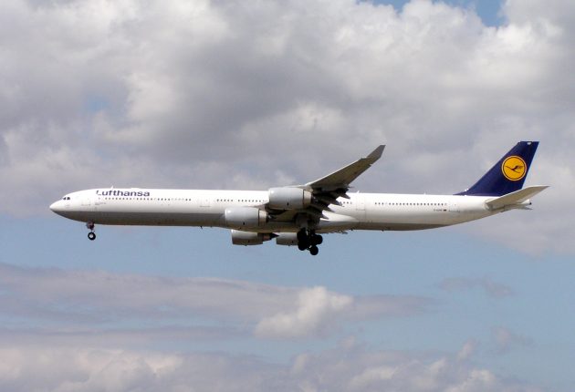 Airbus A340-600 авиакомпании Lufthansa 