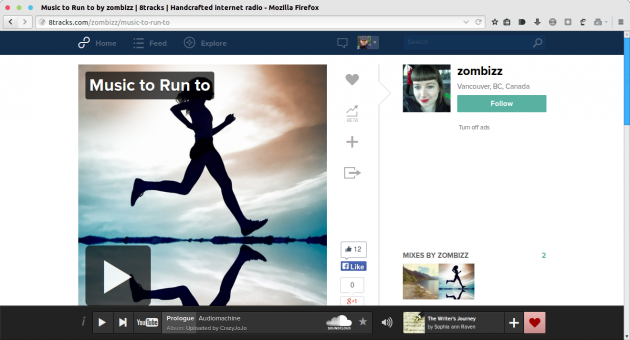 8tracks run