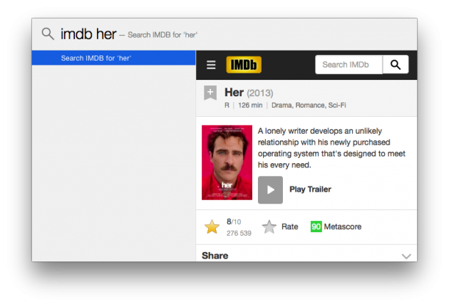 Поиск в IMDB