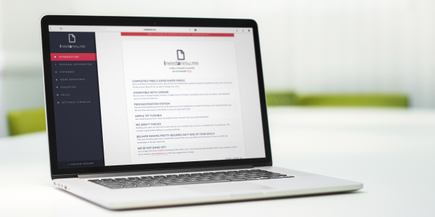 ineedaresu.me — вам нужно такое резюме