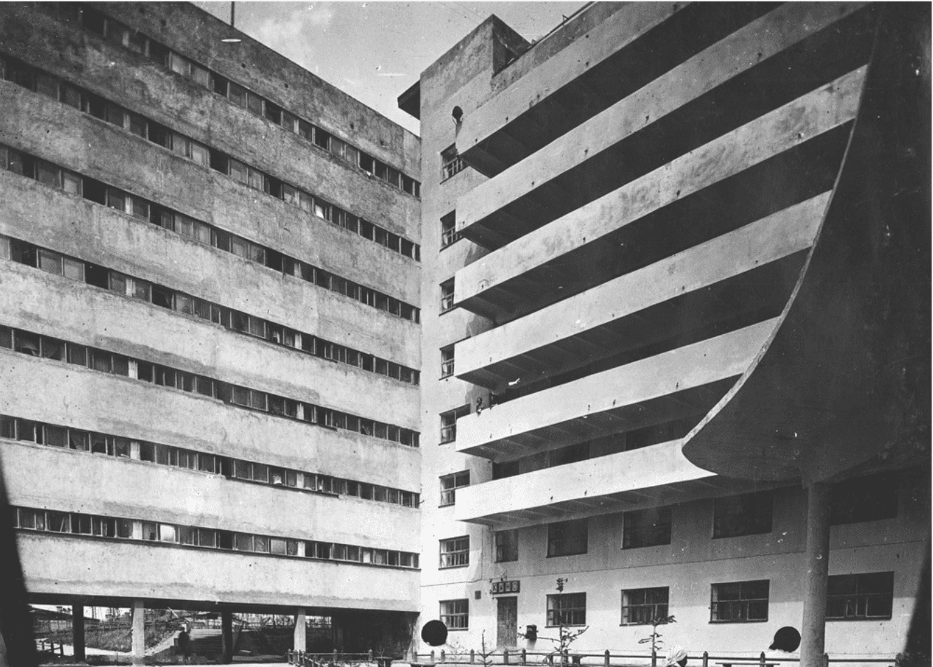 Студенческое общежитие дом-коммуна Москва 1929-1930