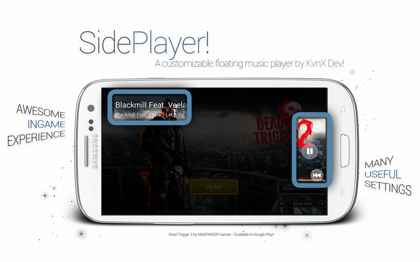 SidePlayer - управление музыкой из любого приложения — Лайфхакер