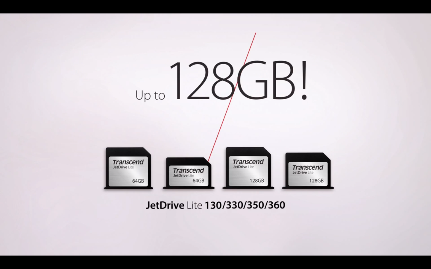 Transcend JetDrive Lite 130 für MacBook Air 13 (128 GB, SDXC, U1