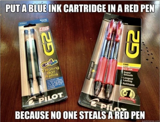Красные ручки не воруют