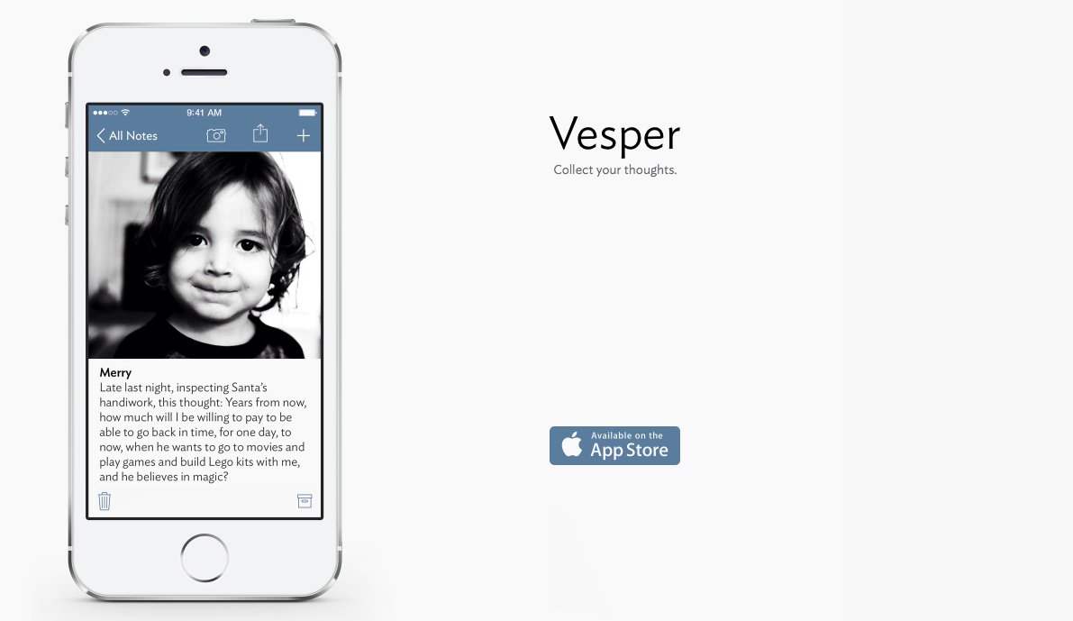 Vesper — минималистичный заметочник для iPhone - Лайфхакер