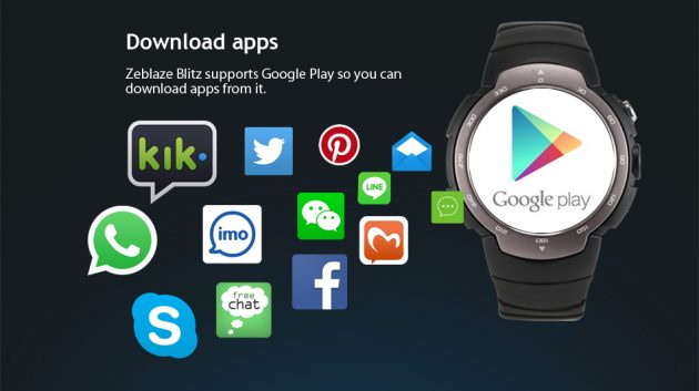 Zeblaze Blitz: работа с приложениями