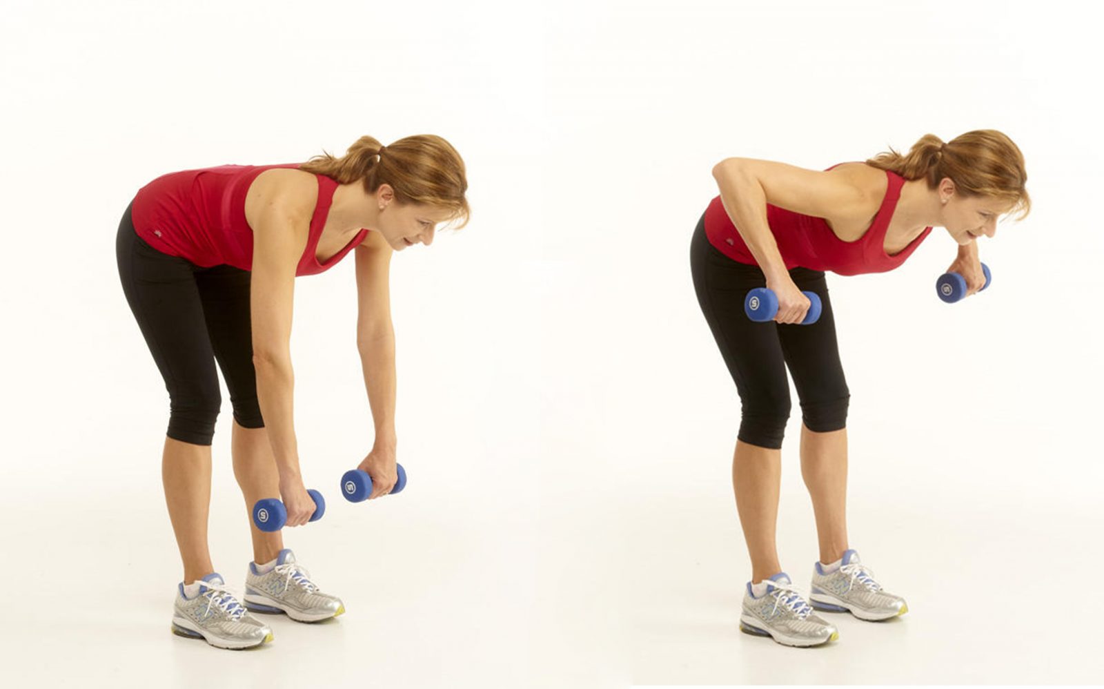 Упражнения с гантелями для верхней части спины сбросить вес