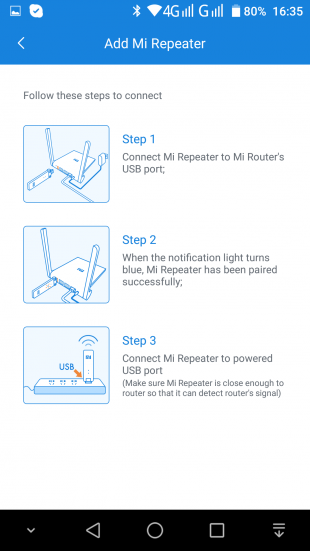 MiWiFi Router: Добавление Mi WiFi Amplifier