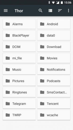 Android Nougat: Вбудований файловий менеджер