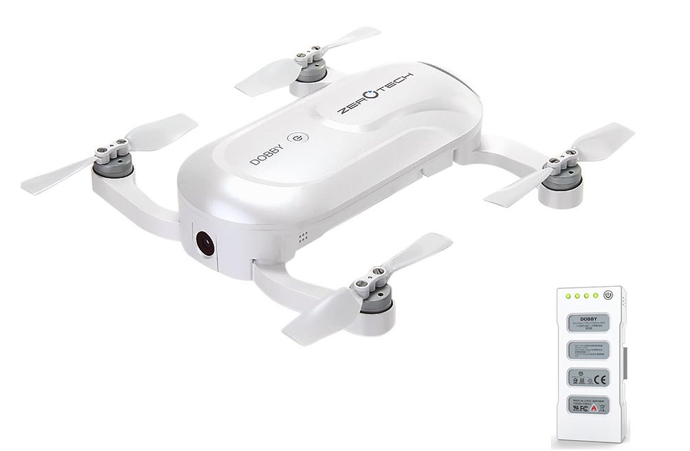 bundle-zerotech-dobby-pocket-selfie-drone-13mp-4k-camera-gps-glonass-positioning-rc-quadcopter-extra-7-6v-970mah-battery-1