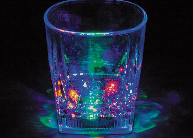 Декоративный стакан с подсветкой