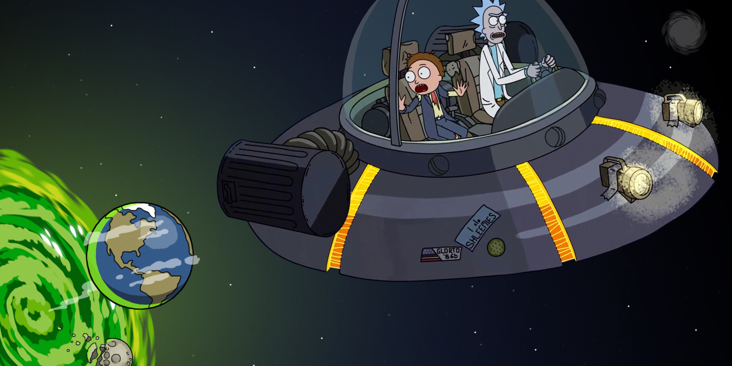 5 мультфильмов про космос. Тайна третьей планеты Рик и Морти. Тайна третьей планеты космические корабли. Космическое приключение.