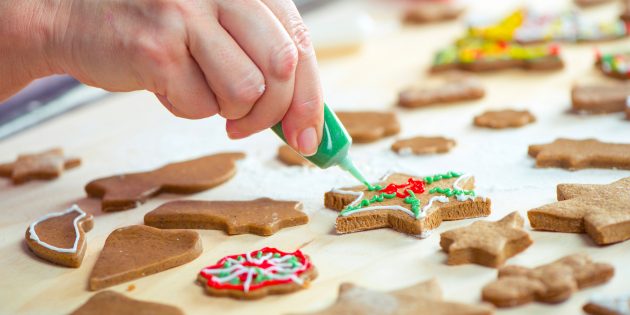 Новогоднее творожное печенье (в виде ёлочки) — рецепт с фото пошагово