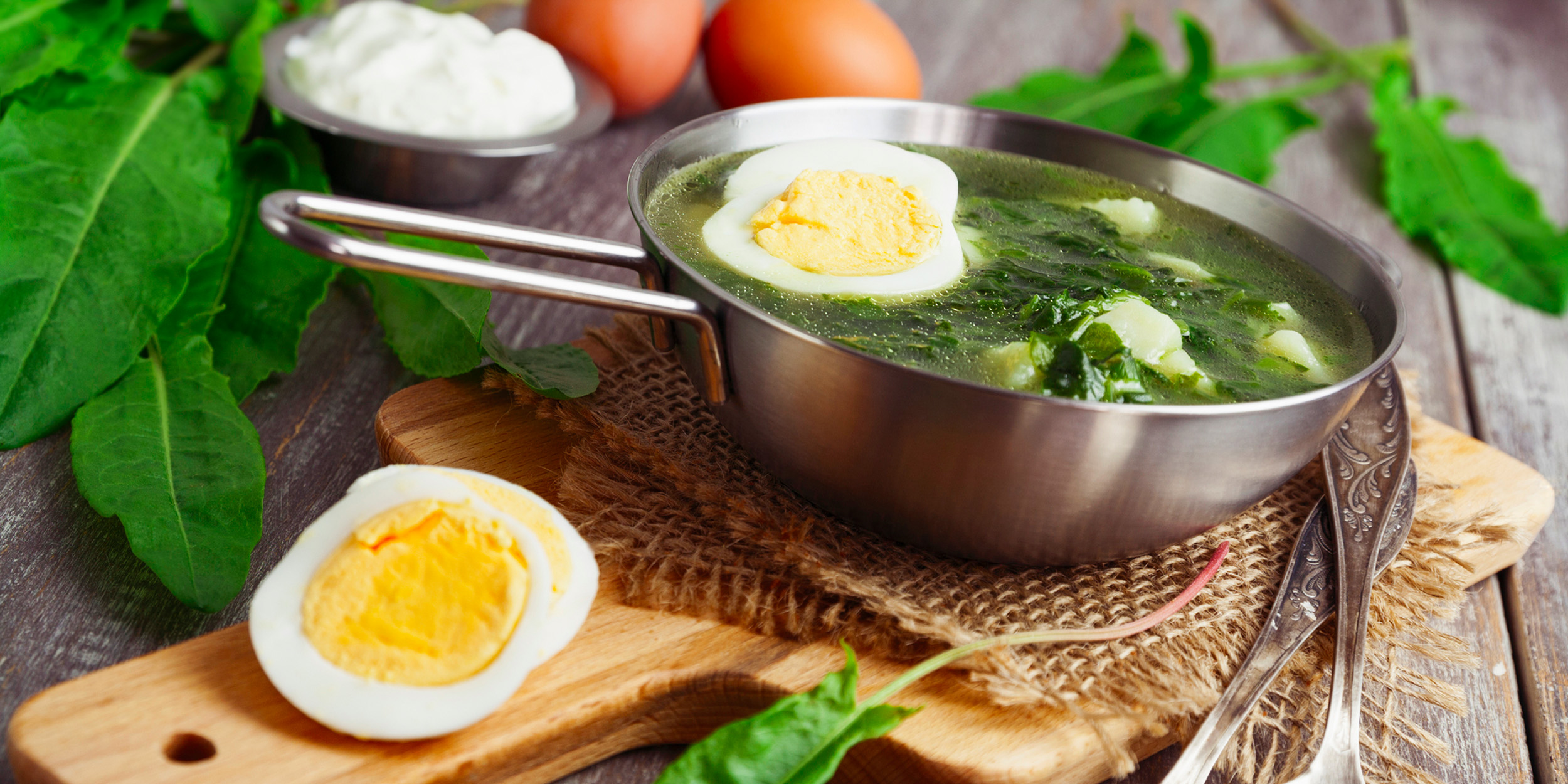 Щавелевый суп рецепт классический с яйцом