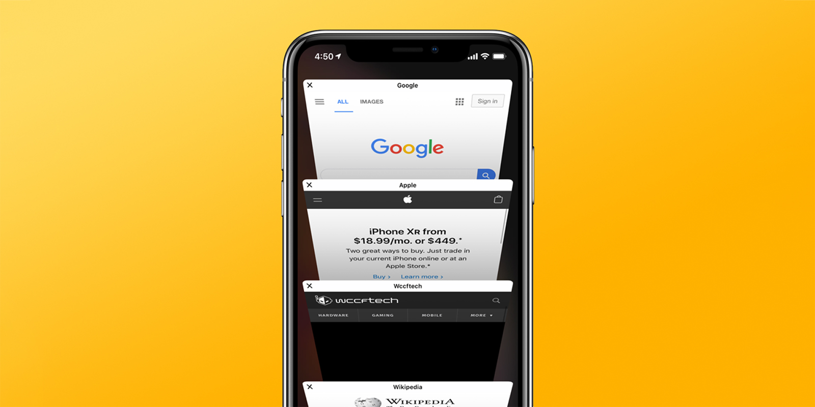 Как в Safari на iPhone установить стартовую страницу Яндекс