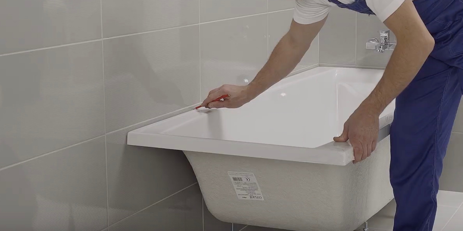 Как установить ванну своими руками