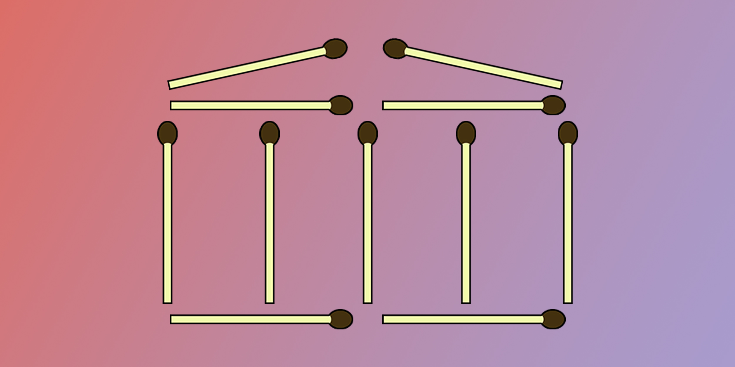 Головоломка со спичками для тренировки сообразительности — Лайфхакер