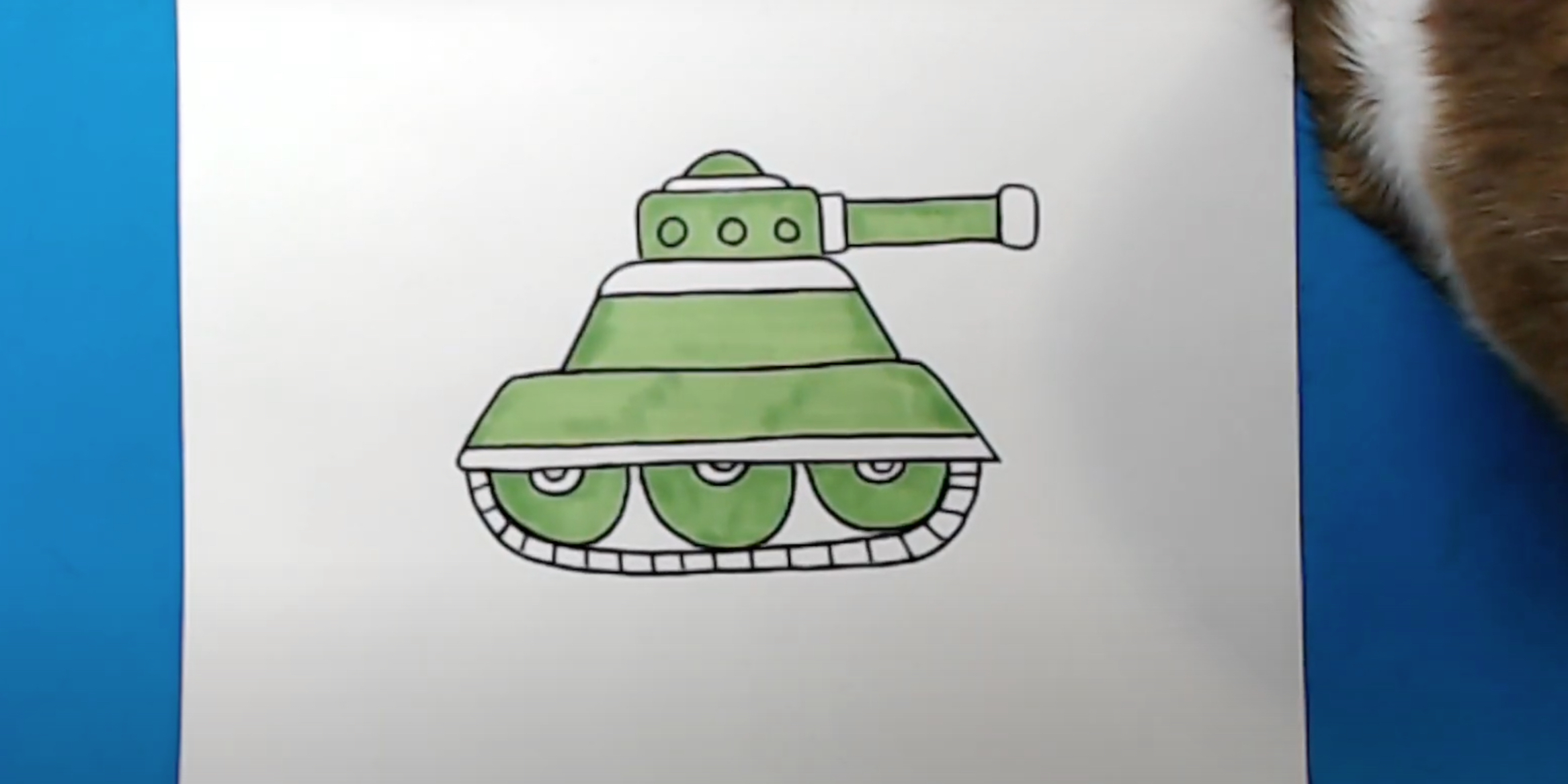 Как нарисовать Танк Т-34