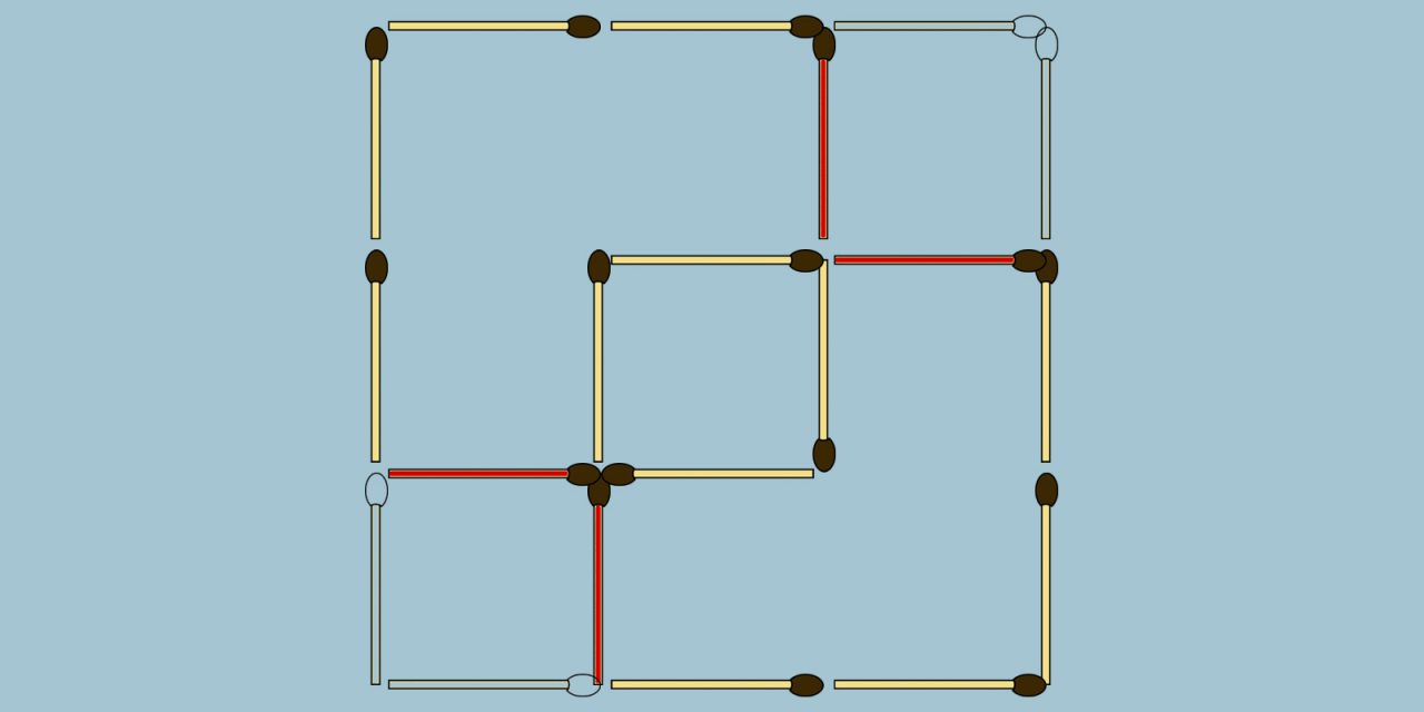 Головоломки со спичками для детей 6 7 лет с ответами презентация